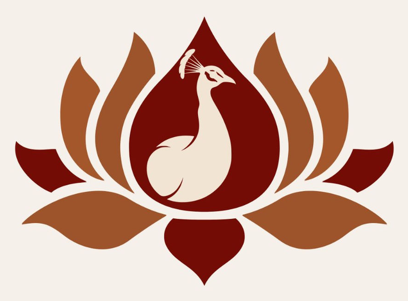 Shiva Handicrafts lotus and peacock logo